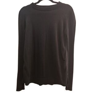 Lululemon Black Split-Back Drama Sweater — Size Small (No Tag) 🔥